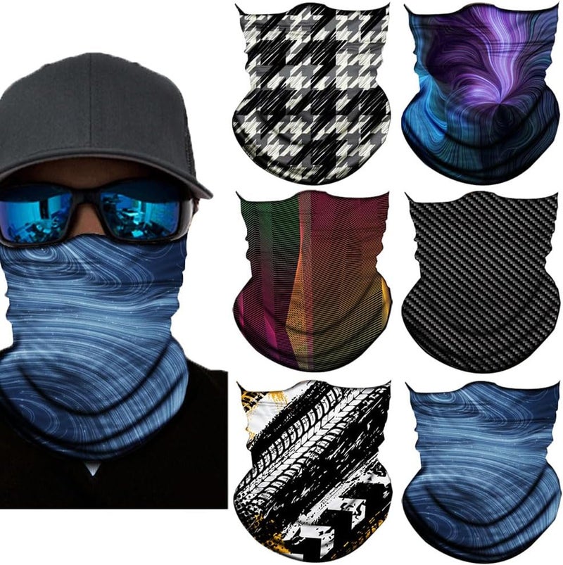 SIDAZON Neck Gaiter Mask,UV Protection Bandana Gator Face Cover Covering Mask,Tube Scarf,Neck Warmer Balaclava,Headband - Image 1